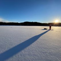 Isfiske Kalven/Ryggensjön januari-21